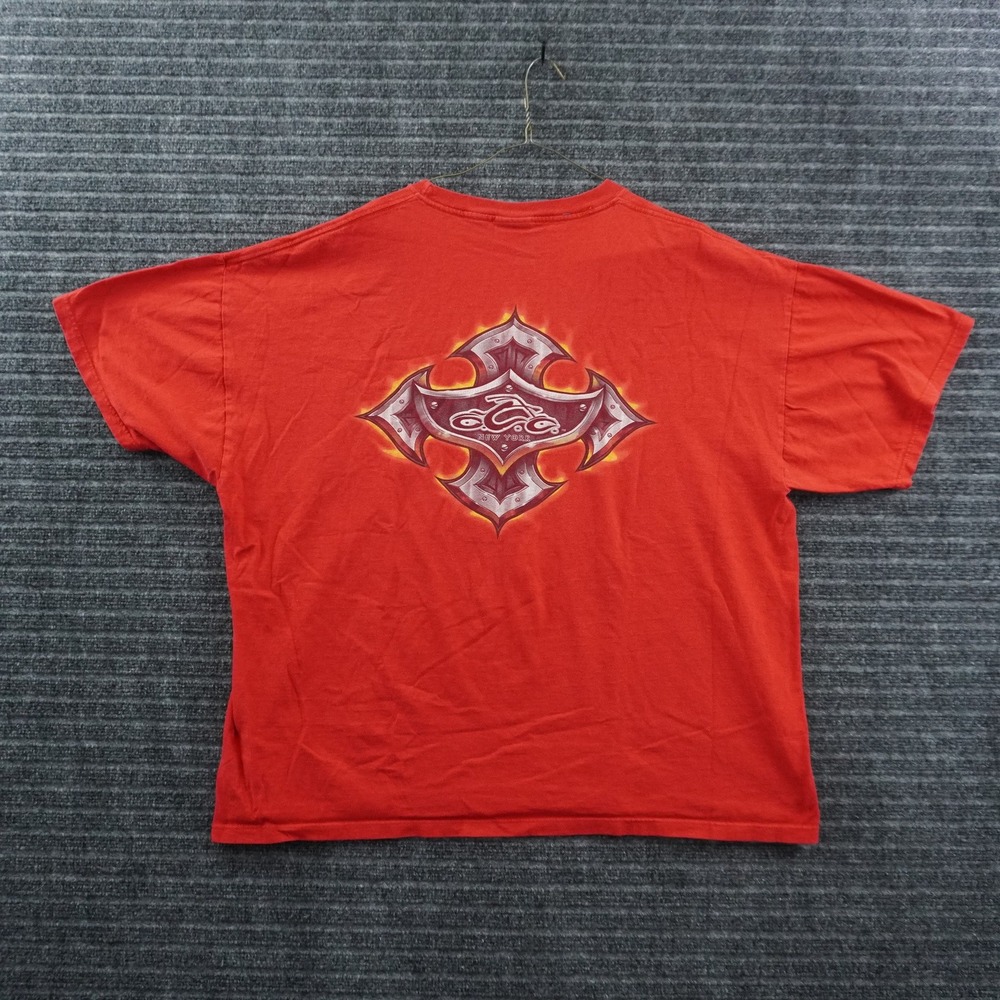 Orange County Choppers T-Shirt Mens XXL Red Vintage Y2K Graphic Tee